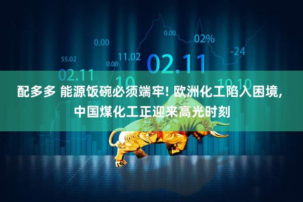 配多多 能源饭碗必须端牢! 欧洲化工陷入困境, 中国煤化工正迎来高光时刻